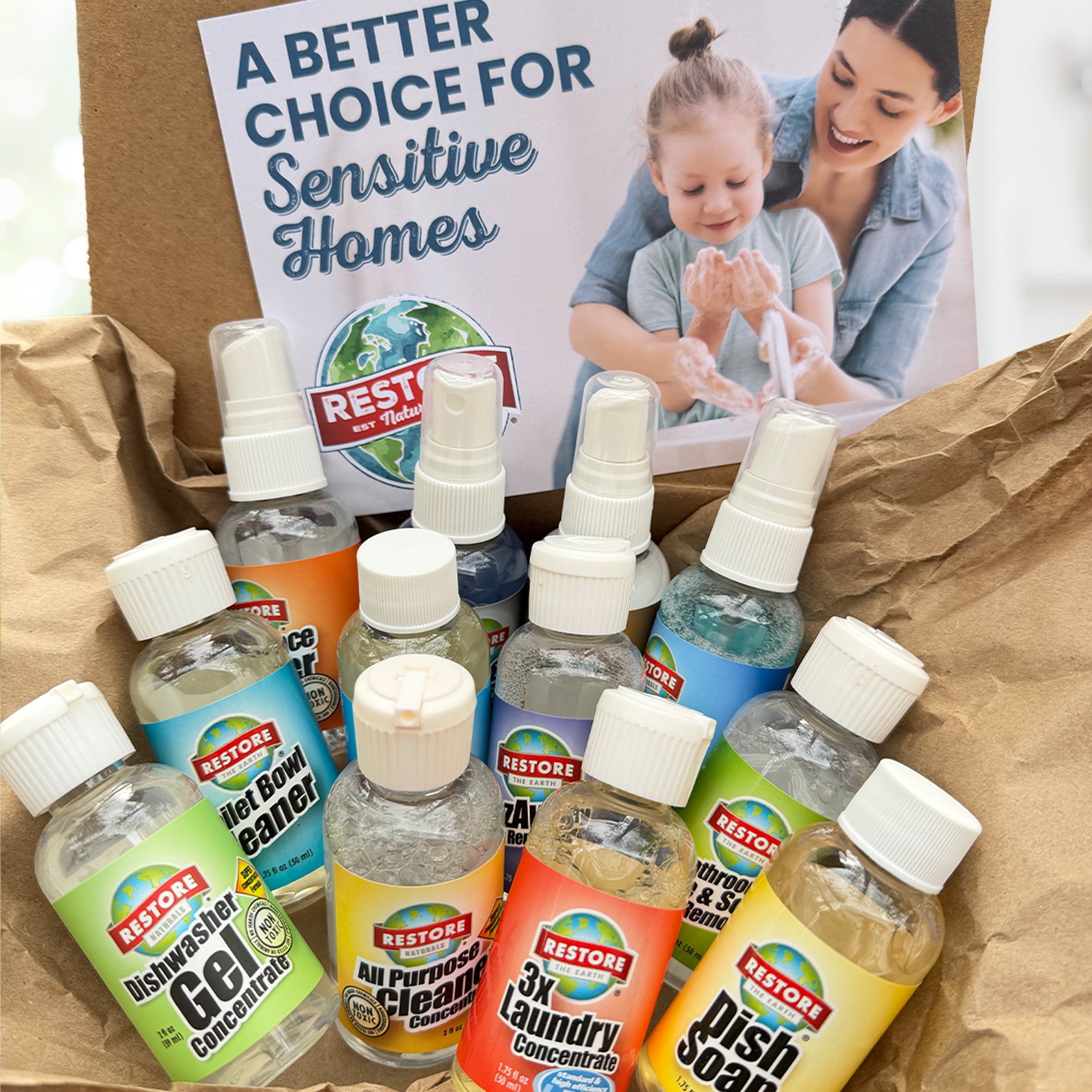 The Restore Naturals sample pack